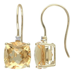 Xe O[X fB[X ANZT[ sAXECO Stella Grace 10k Gold Citrine & Diamond Accent Hook Earrings 10k Gold S[h
