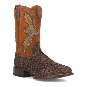 �_���|�X�g �����Y �V���[�Y �u�[�c�E���C���u�[�c Dan Post Men's Dorsal Sea Bass Cowboy Boots Tobacco