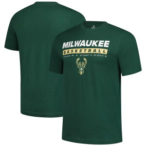 �t�@�i�e�B�N�X �����Y �g�b�v�X T�V���c Men's Fanatics Hunter Green Milwaukee Bucks Location Just Net-Shirt Buk Multi �}���`�J���[