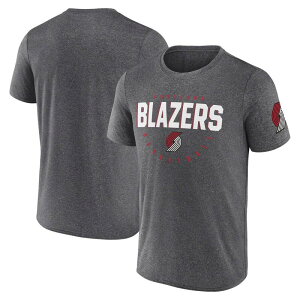 �A���u�����f�b�h �����Y �g�b�v�X T�V���c �u���U�[ Unbranded Men's Heather Charcoal Portland Trail Blazers Block Practice Performance T-Shirtrb Charco �`���R�[��
