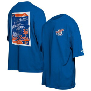 �j���[�G�� �����Y �g�b�v�X T�V���c Men's New Era Juan Soto Blue New York Mets Card Player T-Shirt Met Blue �u���[