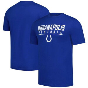 yz t@ieBNX Y TVc gbvX Men's Fanatics Royal Indianapolis Colts Blocked T-Shirt Clt Blue