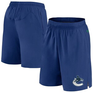 �t�@�i�e�B�N�X �����Y �{�g���X �n�[�t�p���c�E�V���[�c �V���[�g�p���c Men's Fanatics Blue Vancouver Canucks Authentic Pro Tech Shorts Cnk Blue �u���[