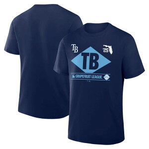 �t�@�i�e�B�N�X �����Y �g�b�v�X T�V���c Men's Fanatics Navy Tampa Bay Rays 2025 Spring Trainingrapefruit League True Icon T-Shirt Ray Navy �l�C�r�[