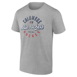 �t�@�i�e�B�N�X �����Y �g�b�v�X T�V���c �W���P�b�g �O���t�B�b�N Men's Fanatics Columbus Blue Jackets Hockey Emblem Heritage Graphic Tee Blj Gray �O���[