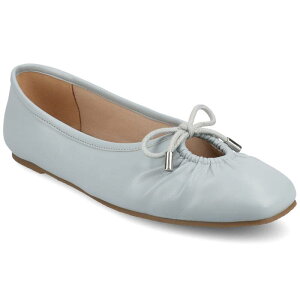 yz W[j[ fB[X T_ V[Y Journee Callee Medium and Wide Width Women's Ballet Bow Slip-On Dress Flats Light Blue