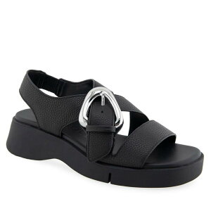 �G�A���\�[���Y ���f�B�[�X �V���[�Y �T���_�� �v���b�g�t�H�[�� Aerosoles Fez Women's Elastic Platform Sandals Black �u���b�N