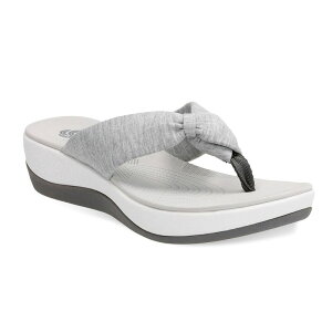 yz N[NX fB[X T_ V[Y Clarks Cloudsteppers Arla Glison Women's Ortholite Sandals Gray Fabric