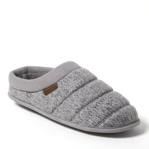 fBAtH[Y Y V[Y T_ Dearfoams Asher Men's Clog Slippers Gray O[