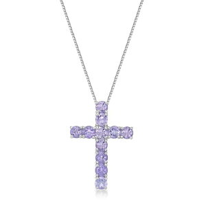 yz Gemminded fB[X lbNXE`[J[Ey_ggbv ANZT[ Gemminded Sterling Silver Amethyst Cross Pendant Necklace Sterling