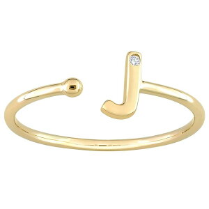 Xe O[X fB[X ANZT[ O Stella Grace 10k Goldiamond Accent Initial Open Ring J S[h