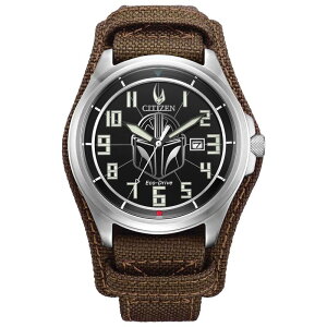 V`Y Y ANZT[ rv Citizen Eco-Drive Men'star Wars The Mandalorian Dive Watch - AW1411-05W Clear