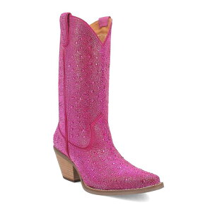 fBS fB[X V[Y u[cECu[c U[ Dingo Silver Dollar Women's Leather Western Boots Fuchsia t[V
