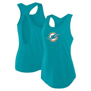 �t�@�i�e�B�N�X ���f�B�[�X �g�b�v�X T�V���c Women's Fanatics Aqua Miami Dolphins Iron Fan Tank Top Dol Turq A �A�N�A