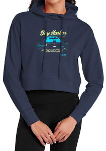 �A�j���L�����N�^�[ ���f�B�[�X �g�b�v�X T�V���c �p�[�J�[ Licensed Character Juniors' Dexter Midnight Catch Crop Hoodie Navy �l�C�r�[