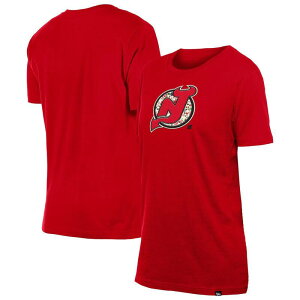 yz j[G fB[X TVc gbvX Women's New Era Red New Jersey Devils Glam Game Floral T-Shirt Nhl Red