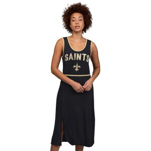 �W�[�X���[ �t�H�[�n�[ �o�C �J�[�� �o���N�X ���f�B�[�X �g�b�v�X �����s�[�X �}�L�V Women's G-III 4Her by Carl Banks Black New Orleansaints Center Field Maxi Dressnt Black �u���b�N