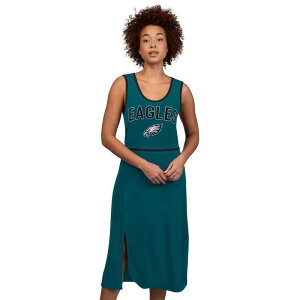 �W�[�X���[ �t�H�[�n�[ �o�C �J�[�� �o���N�X ���f�B�[�X �g�b�v�X �����s�[�X �}�L�V Women's G-III 4Her by Carl Banks Midnight Green Philadelphia Eagles Center Field Maxi Dress Eagreen �O���[��