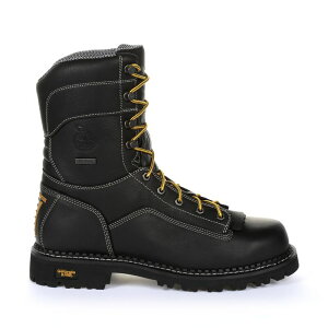 �W���[�W�A�u�[�c �����Y �V���[�Y �u�[�c�E���C���u�[�c Georgia Boots AMP LT Logger Men's Waterproof Composite Toe Work Boots Black �u���b�N