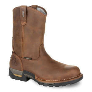 �W���[�W�A�u�[�c �����Y �V���[�Y �u�[�c�E���C���u�[�c Georgia Boots Eagle One Men's Waterproof Work Boots Brown �u���E��