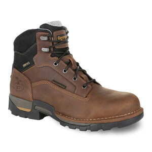 �W���[�W�A�u�[�c �����Y �V���[�Y �u�[�c�E���C���u�[�c T�V���c Georgia Boots Eagle One Men's Waterproof Steel Toe Work Boots Brown �u���E��