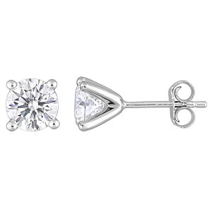 �X�e�� �O���[�X ���f�B�[�X �A�N�Z�T���[ �s�A�X�E�C�������O Stella Grace Sterling Silver 2 Carat.W. Lab-Created Moissanite Solitaire Stud Earringsterling �V���o�[