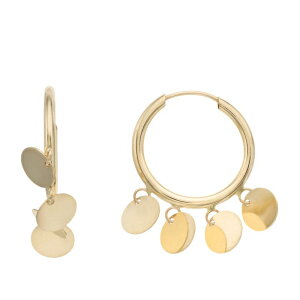yz Aufbh fB[X sAXECO ANZT[ 14k Gold Circle Drop Earrings 14k Gold