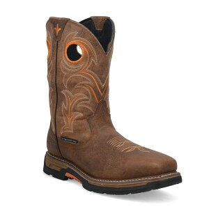 �_���|�X�g �����Y �V���[�Y �u�[�c�E���C���u�[�c Dan Postorms Eye Men's Waterproof Composite Toe Work Boots Brown �u���E��