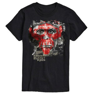 �A�j���L�����N�^�[ �����Y �g�b�v�X T�V���c �O���t�B�b�N Licensed Character Men's Dawn Of The Planet Of The Apes Collage Graphic Tee Black �u���b�N