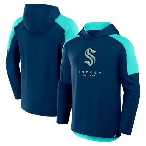 �t�@�i�e�B�N�X �����Y �g�b�v�X T�V���c �p�[�J�[ Men's Fanatics Deep Sea Blue Seattle Kraken Meta Game Transitional Pullover Hoodie Krk Navy �l�C�r�[