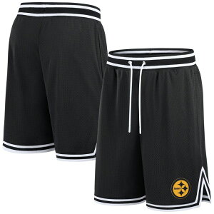 �t�@�i�e�B�N�X �����Y �{�g���X �n�[�t�p���c�E�V���[�c T�V���c �V���[�g�p���c Men's Fanatics Black Pittsburgh Steelers Elements Future Ground Shortstl Black �u���b�N