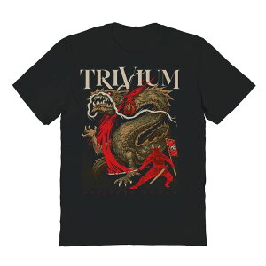 yz CZX LN^[ Y TVc gbvX Men's Samurai V Dragon Trivium Graphic Tee Black