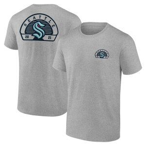 �t�@�i�e�B�N�X �����Y �g�b�v�X T�V���c Men's Fanatics Gray Seattle Kraken Valor T-Shirt Krk Grey �O���[