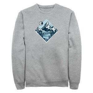 �A�j���L�����N�^�[ �����Y �g�b�v�X T�V���c �g�[�� �t���[�X �O���t�B�b�N Licensed Character Big & Tall Night Athe Lake Graphic Fleece Athletic Heather �w�U�[