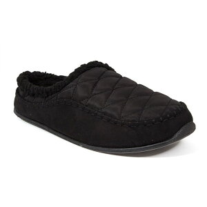 fBA[X^bOX Y V[Y T_ Deer Stagslipperooz Alma Men's Faux-Shearling Slippers Black ubN