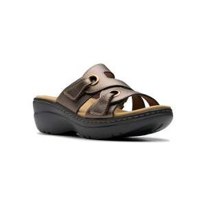 yz N[NX fB[X T_ V[Y Clarks Merliah2 Cove Women's Slide Platform Sandals Bronze