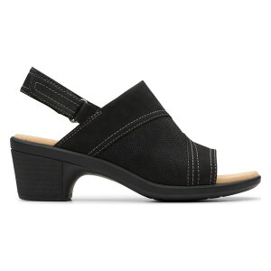 yz N[NX fB[X T_ V[Y Clarks Emily2 Mist Women's Slide Sandals Black