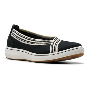 yz N[NX fB[X T_ V[Y Clarks Cloudsteppers BreezeSky Air Women's Slip-On Shoes Black