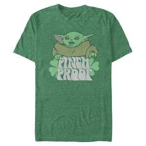 �X�^�[ �E�H�[�Y �����Y �g�b�v�X T�V���c �g�[�� �O���t�B�b�N Big & Tall Star Wars The Mandalorian Grogu Pinch Proof Graphic Tee Kelly Heather �w�U�[