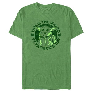 �X�^�[ �E�H�[�Y �����Y �g�b�v�X T�V���c �g�[�� �O���t�B�b�N Big & Tall Star Wars The Mandalorian The Way To Saint Patrick's Day Graphic Tee Kelly Heather �w�U�[