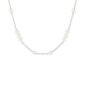 �v�������[�Y ���f�B�[�X �A�N�Z�T���[ �l�b�N���X�E�`���[�J�[�E�y���_���g�g�b�v ���[�X PRIMROSE Simulated Pearl Station Cable Chainecklace Silver Tone �V���o�[