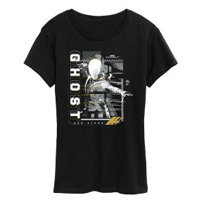 }[x fB[X gbvX TVc OtBbN Women's Marvel Thunderbolts Ghost Ava Starr Graphic Tee Black ubN