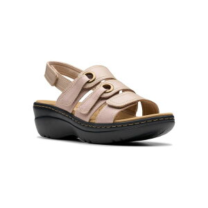 yz N[NX fB[X T_ V[Y Clarks Merliah2 Women's Wedge Sandals Sand Leather
