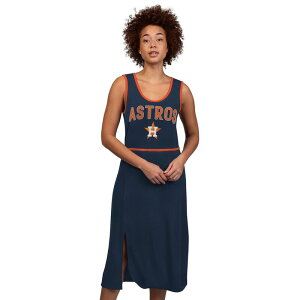 �W�[�X���[ �t�H�[�n�[ �o�C �J�[�� �o���N�X ���f�B�[�X �g�b�v�X �����s�[�X �}�L�V Women's G-III 4Her by Carl Banks Navy Houston Astros Center Field Maxi Dress Ast Navy �l�C�r�[