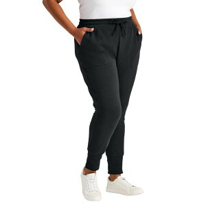 �A�x�j���[ ���f�B�[�X �{�g���X �J�W���A���p���c �v���X�T�C�Y Avenue Women's Plusize Alex Sweat Pant Black �u���b�N