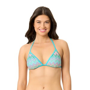 �n�[���[ ���f�B�[�X ���� �g�b�v�̂� �j�b�g Juniors' Hurley Chevron Knitriangle Swim Bikini Top Multi Chevron �}���`�J���[
