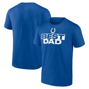 yz Aufbh Y TVc gbvX Men's Royal Indianapolis Colts Best Dad T-Shirt Clt Blue