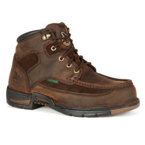 �W���[�W�A�u�[�c �����Y �V���[�Y �u�[�c�E���C���u�[�c Georgia Boots Athens Men's 6-in. Waterproof Work Boots Brown �u���E��