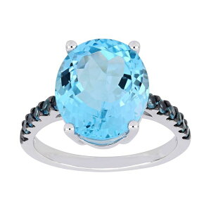 yz Xe O[X fB[X O ANZT[ Stella Grace Sterling Silver London & Sky Blue Topaz Ring Sterling