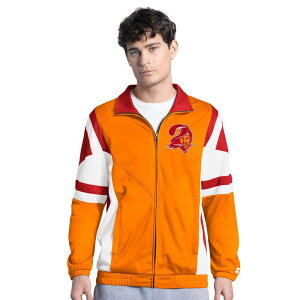 yz X^[^[ Y WPbgEu] AE^[ Men's Starter Orange Tampa Bay Buccaneers Contender Vintage Logo Full-Zip Track Jacket Buc Orange